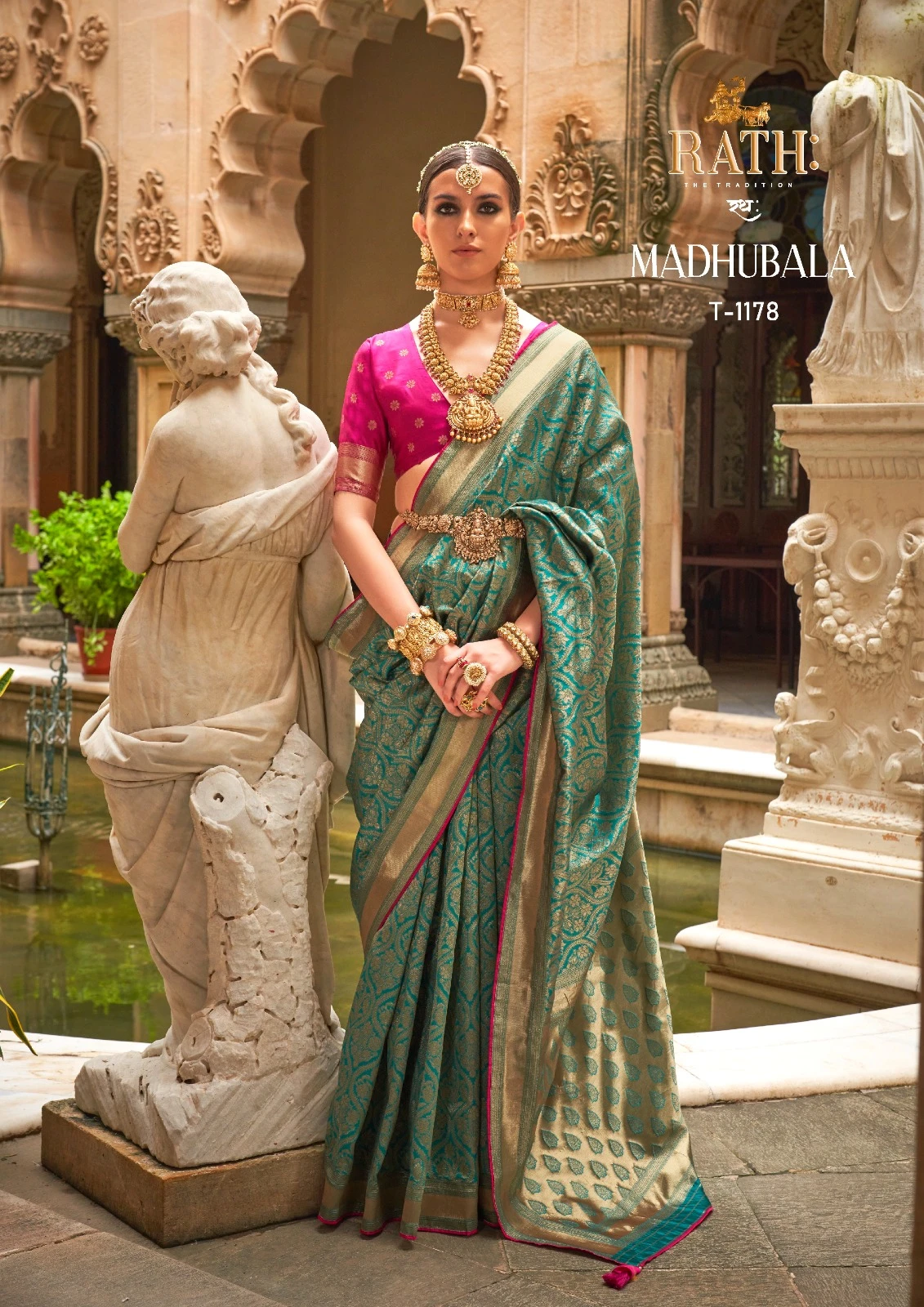 Rath Madhubala B.C.P Silk Wholesale Fancy Sarees Catalog — Wholesale Sarees, MPA wholesale from Surat — view 4